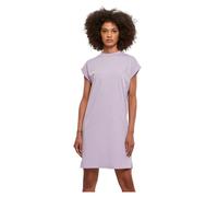 Urban Classics Ladies Turtle Extended Shoulder Dress in Gr. 4XL in Violet