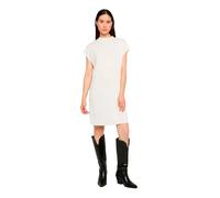 Shirtkleid URBAN CLASSICS "Urban Classics Damen Ladies Modal Dress", Damen, Gr. 4XL, US-Größen, beige (sanftes weiß), 77% Modal, 23% Polyester, unifarben, relaxed fit, Rundhals, Kleider Shirtkleid (72