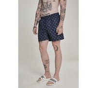 Urban Classics Badeshorts Pattern Blau Größe XL