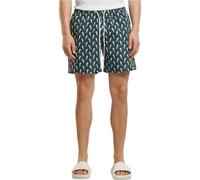 Badeshorts URBAN CLASSICS "Urban Classics Herren Pattern Swim Shorts", Herren, Gr. 3XL, US-Größen, brightgrünseahorse, 100% Polyester, Badehosen Badeshorts (25147331-XXXL) brightgrünseahorse