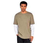 Urban Classics Langarmshirt Oversized Shaped Double Layer LS Tee – 100% Baumwolle – Herren