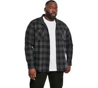Urban Classics TB297 Checked Regular Fit Herren Freizeit Hemd,Mehrfarbig (blk/cha), X-Large