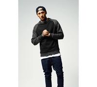 Urban Classics 2-Tone Raglan Crewneck Männer Sweatshirt grau/schwarz