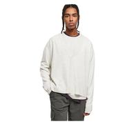 Urban Classics Herren Cardigan TB5545 – Eco Mix Boxy – lightgrey – Größe XL