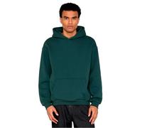 Kapuzenpullover URBAN CLASSICS "Urban Classics Fluffy Hoody", Herren, Gr. 5XL, bottlegrün, 70% Baumwolle, 30% Polyester, unifarben, normal, ohne Ausschnitt, Pullover Kapuzenpullover (57436945-5XL) bot