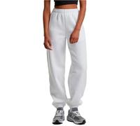 Urban Classics Jogginghose Flauschige Sweatpants für Damen Weiß 70% Baumwolle 4XL