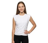 T-Shirt URBAN CLASSICS "Urban Classics Ladies Cropped Wrapped Top", Damen, Gr. 5XL, weiß, 95% Baumwolle, 5% Elasthan, unifarben, slim fit, Rundhals, Shirts T-Shirt (30401931-5XL) weiß