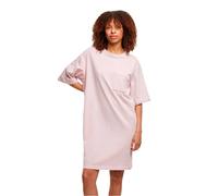 Urban Classics Damen T-Shirt-Kleid TB7493 aus gewaschenem Jersey Kurzarm Blushed Rose M