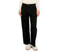Bequeme Jeans URBAN CLASSICS "Urban Classics Ladies Relaxed Straight Fit Denim", Damen, Gr. 29, Normalgrößen, schwarz, 98% Baumwolle, 2% Elasthan, unifarben, casual, Jeans (15731660-29) schwarz