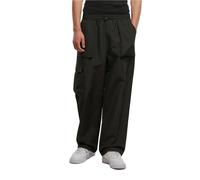 Cargoshorts URBAN CLASSICS "Urban Classics Technical Ripstop Cargo", Herren, Gr. XL, US-Größen, schwarz, 100% Polyester, unifarben, normal, Hosen (19637222-XL) schwarz