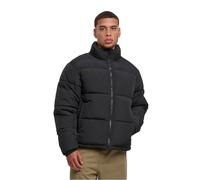 Winterjacke URBAN CLASSICS "Urban Classics Crinkle Puffer Jacket", Herren, Gr. 4XL, schwarz, 100% Nylon, unifarben, normal, amerikanischer Ausschnitt, Jacken Winterjacke (15340427-4XL) schwarz
