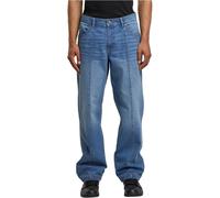 Urban Classics Jeans Wide Leg Denim With Dividing Seams TB7605 Mid Deep Blue Washed-44