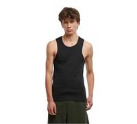 Urban Classics Ribbed Undershirt 2-Pack TB7650A Black+Black-S