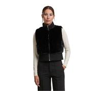 Urban Classics Damen Weste Ladies Cropped Faux Fur Vest, kurz geschnittene Damenweste aus Kunstfell, Größen XS - XL