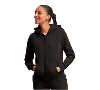 Urban Classics Damen Ladies Basic Essential Zip Hoody TB8005 Black-2XL