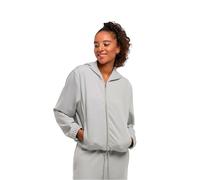 Urban Classics Ladies Scuba Zip Hoodie Kapuzenjacke grau in M