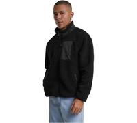 Urban Classics Teddy With Stand Up Collar Übergangsjacke in Gr. XXL in Schwarz