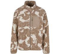 Urban Classics Teddy-Muster-Trackjacke Sandswirl