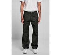 Urban Classics Herren Organic Triangle Denim Black Washed, 30