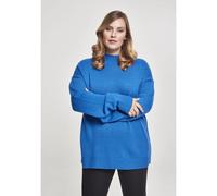 Rundhalspullover URBAN CLASSICS "Urban Classics Damen Ladies Oversize Turtleneck Sweater" Gr. XL, blau (rightblue) Damen Pullover (98146551-XL) rightblue