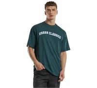 Urban Classics UC College Logo Tall Tee Bottlegreen, XL