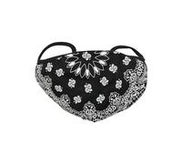 Mister Tee Maske Bandana Face Mask 2-Pack Black/White