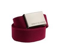 Urban Classics Canvas Belt - Unisex Gürtel aus robustem Polyester mit Metallkoppelschnalle, individuell kürzbar & verstellbar, ideal für Jeans, Cargo & Streetwear Looks
