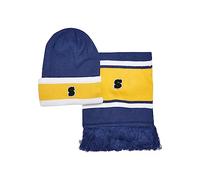 Urban Classics College Team Package Beanie and Scarf in Gr. ONE SIZE in Blau