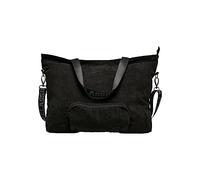 Urban Classics Unisex Corduroy Tote Bag Tasche, Schwarz, Einheitsgröße EU