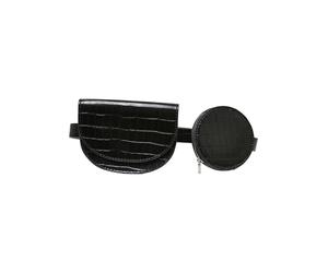 Urban Classics Unisex Croco Kunstleder Doppel-Gürteltasche