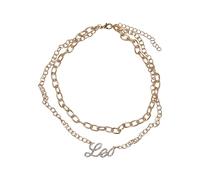 Urban Classics Unisex Diamond Zodiac Golden Necklace