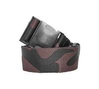 Urban Classics Jaquard Camo Belt TB2170, color:black/brown, size cm:120