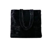 Urban Classics Unisex Fake Fur Tote Bag black, one size