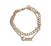 Urban Classics Unisex Fußkettchen Zodiac Golden Anklet, Farbe cancer, Größe L/XL