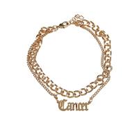 Urban Classics Unisex Fußkettchen Zodiac Golden Anklet, Farbe cancer, Größe S/M