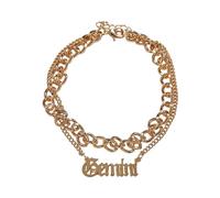Urban Classics Unisex Fußkettchen Zodiac Golden Anklet, Farbe gemini, Größe S/M