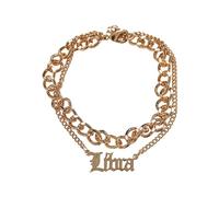 Urban Classics Unisex Fußkettchen Zodiac Golden Anklet, Farbe libra, Größe S/M