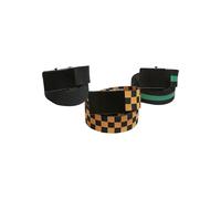 Urban Classics Gürtel Belts Trio Kinder – schwarz/bodegagreen/magicmango – L/XL