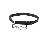 Urban Classics Imitation Leather Belt With Metal Chain in Gr. LXL in Schwarz