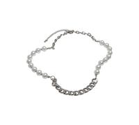 Urban Classics Unisex Halskette Pearl Various Chain Necklace silver one size
