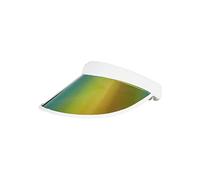 Urban Classics Unisex Holographic Visor Visier, White/Multicolor, one Size