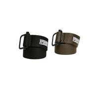 Urban Classics Unisex Industrial Canvas Belt 2-Pack