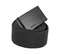 Urban Classics Gürtel Long Canvas Belt Unisex 100% Polyester Schwarz 140 cm