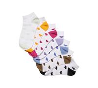 Urban Classics Unisex Recycled Yarn Heart Sneaker Socks 7-Pack multicolor, 43-46