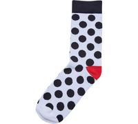 Urban Classics Unisex Socken Basic Polka Dot Socks 3-Pack, 3er Pack Unisex Socken, gepunktet, Regular Fit, white/black, 43-46