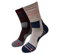Urban Classics Unisex TB3742-Hiking Performance 2-Pack Socken, Black/unionbeige, 35-38