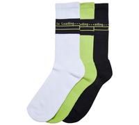 Urban Classics Unisex Socken Loading Socks 3-Pack white/black/frozenyellow 47-50