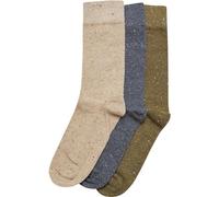 Urban Classics Unisex Socken Naps Socks 3-Pack warmsand/darkshadow/summerolive 43-46