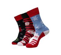 Urban Classics Socken Santa Ho Christmas Socks Unisex – 3er-Pack, mehrfarbig, 35-38