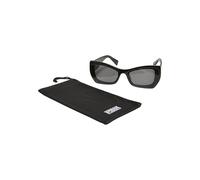 Urban Classics Unisex Sonnenbrille Sunglasses Tokio mit Aufbewahrungshülle, Cateye-Form, UV 400 Schutz, erhältlich in black, one size